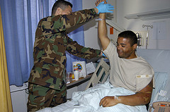 No matter where you get physical therapy, the aim is to restore mobility. (Photo credit: The U.S. Army on Flickr)