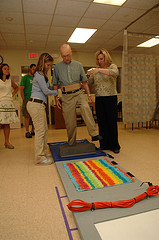 You may wonder why?  Do you have to walk over varying surfaces during the day?  (Photo credit: NazarethCollege on Flickr)